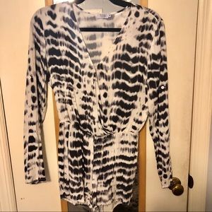 tobi tie dye long sleeve romper